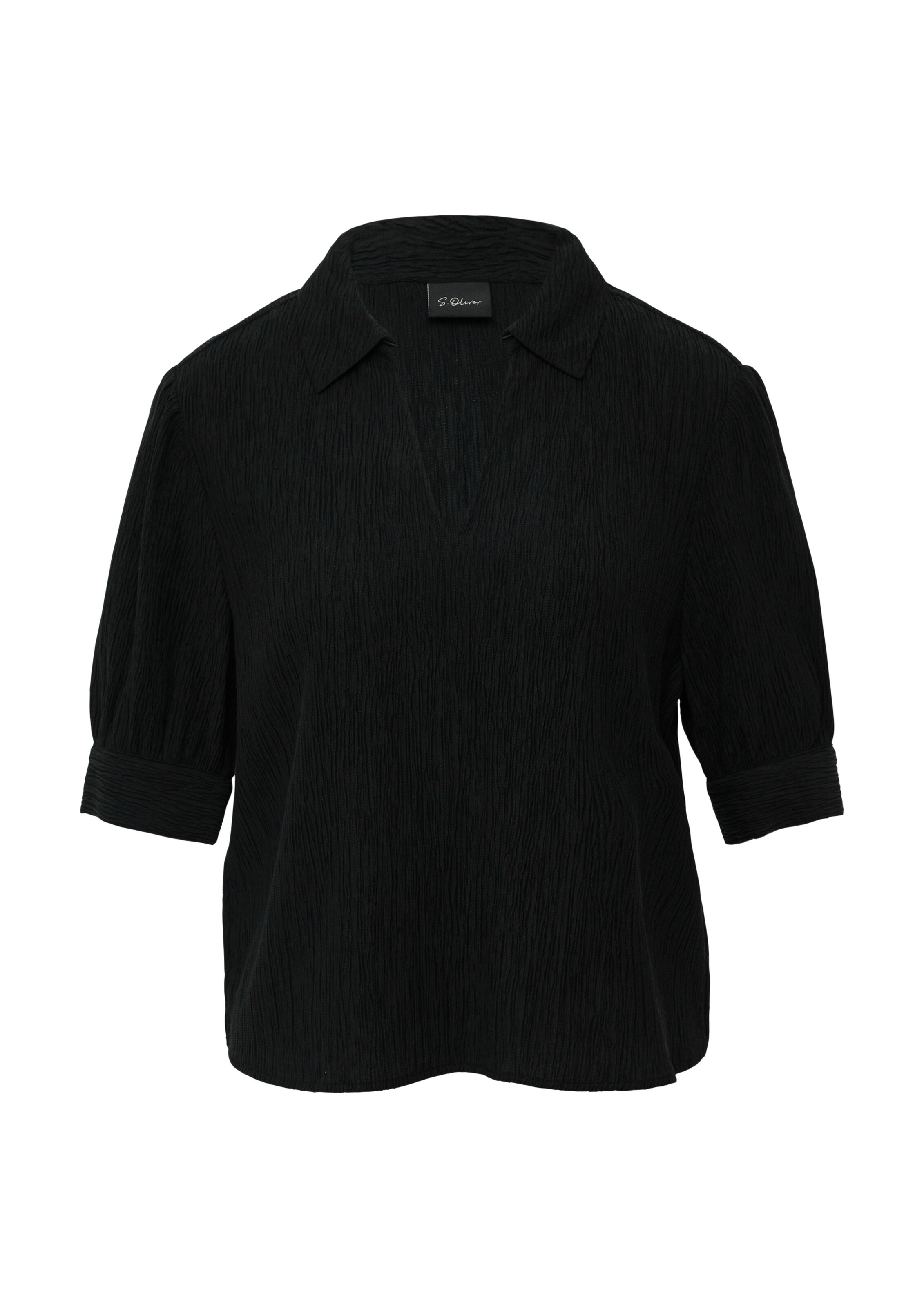 Chemisier s.Oliver BLACK LABEL en noir : devant