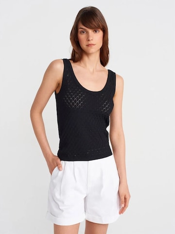 Tops en tricot Dilvin en noir : devant