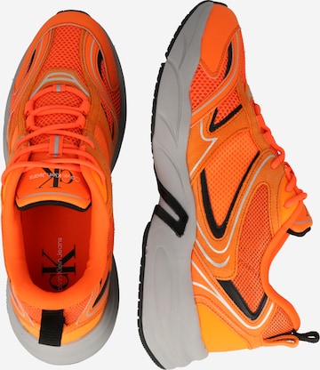 Calvin Klein Jeans Ниски маратонки 'Zion' в оранжево