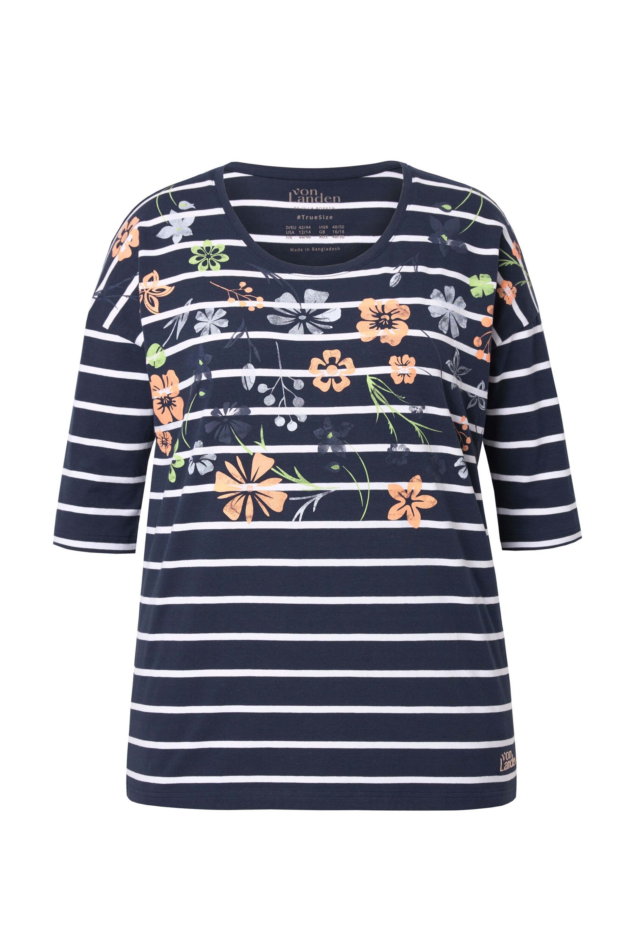 Ulla Popken Shirt in Blau: Vorderseite