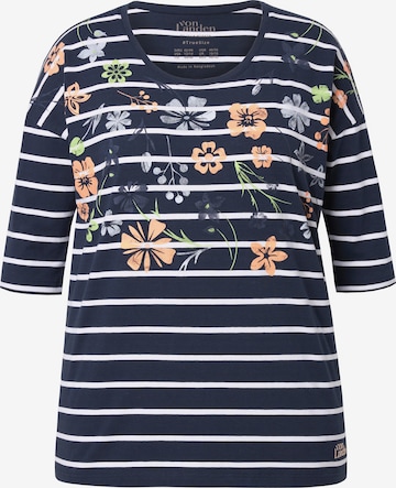 Ulla Popken Shirt in Blau: Vorderseite