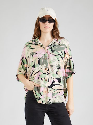 ROXY Blouse 'BEACH NOSTALGIA' in Green: front