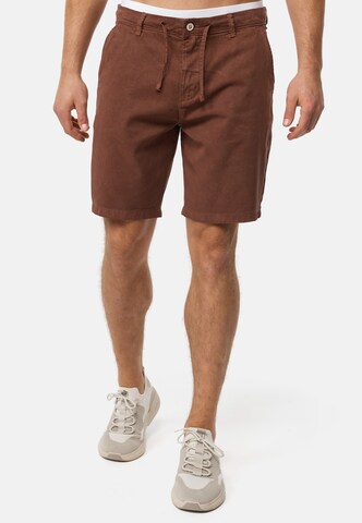 INDICODE JEANS Regular Shorts 'Vino' in Rot