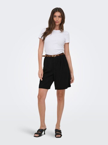 ONLY Regular Bandplooibroek 'ONLaris' in Zwart