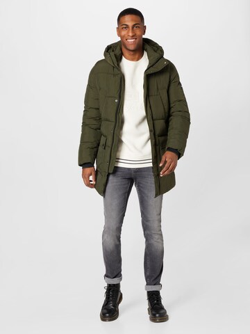 Calvin Klein Зимняя куртка в Зеленый