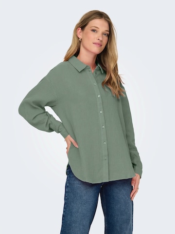 JDY Blouse 'JDYTHEIS' in Green: front
