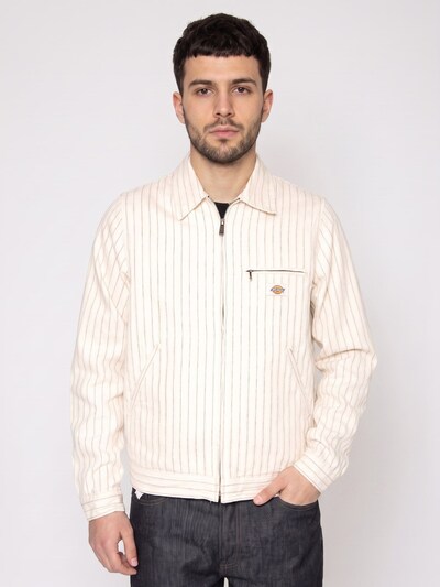 DICKIES Übergangsjacke 'Service Painter Jacket Egret'‌‌ in S in weiß, Produktansicht