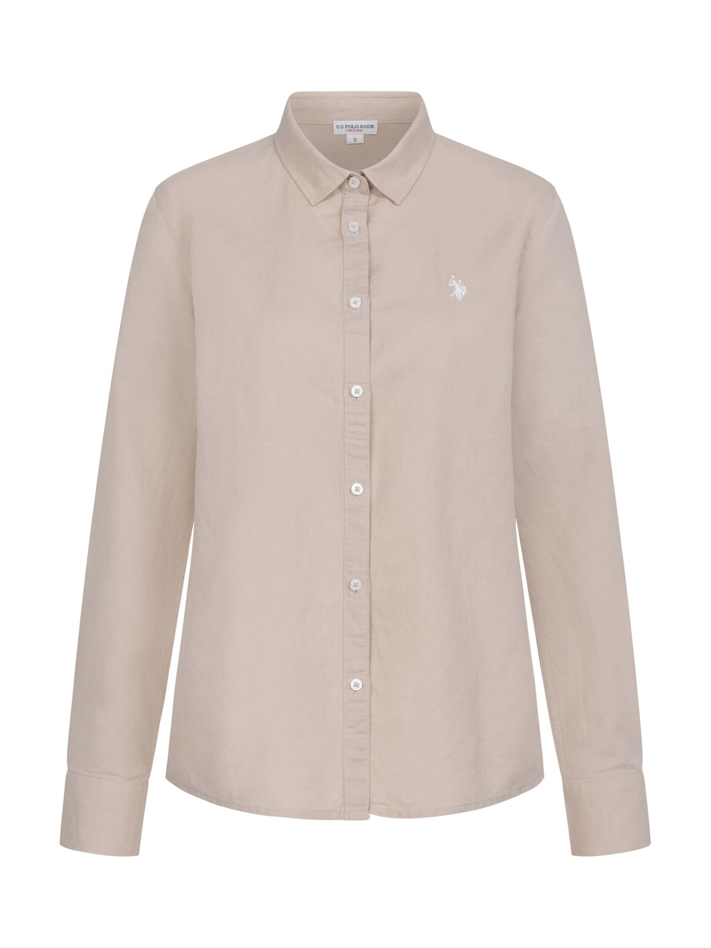 U.S. POLO ASSN. Blouse in Beige: front