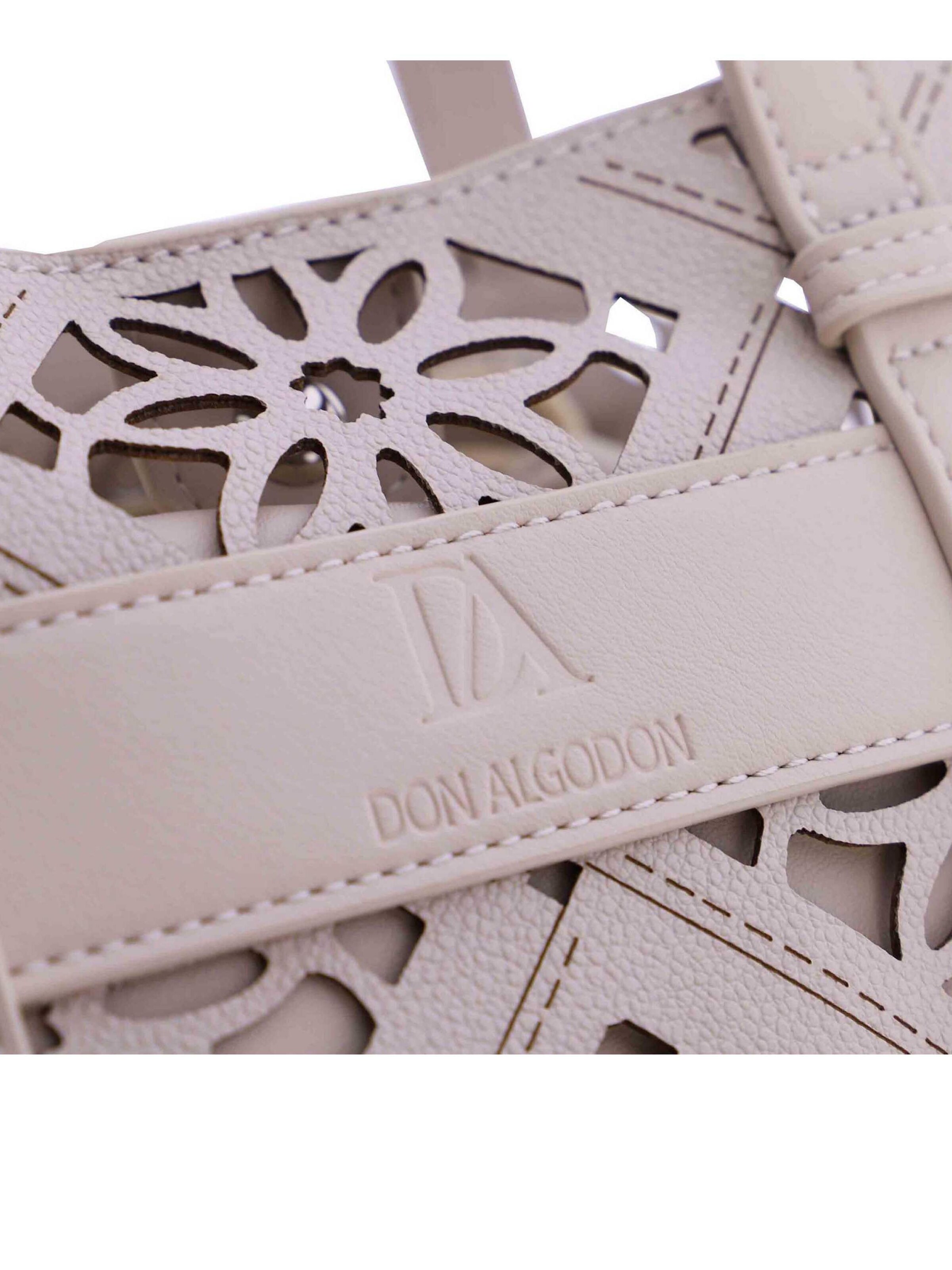 Don Algodon - Bolso de mano 'Irisa' en blanco