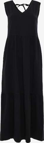 Threadbare Kleid 'Byers' in Schwarz: Vorderseite