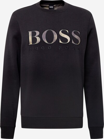 BOSS Casual Majica 'Welogo' | temno siva / črna barva, Prikaz izdelka