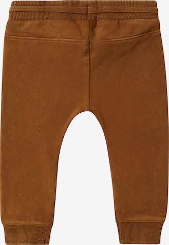 Noppies Zwężany krój Spodnie 'Trooper' w kolorze brązowy