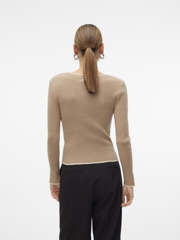 VERO MODA Sweater 'VMJoan' in Beige