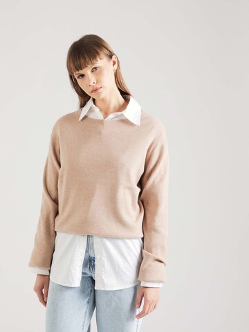 NÜMPH Sweater 'CARMA' in Beige: front