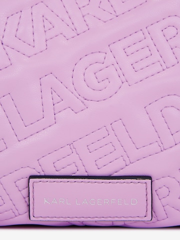 Geantă de umăr de la Karl Lagerfeld pe mov
