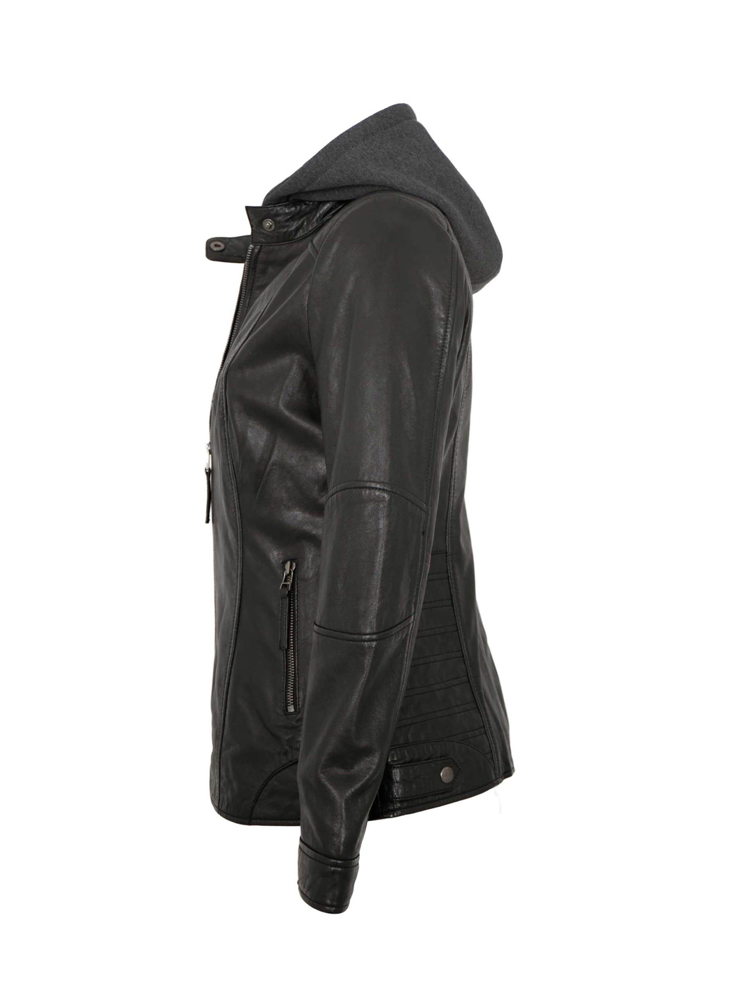 Jilani Between-Season Jacket 'Iris' in Black
