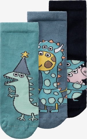 NAME IT Ponožky 'ALITA PEPPAPIG' - Modrá: predná strana