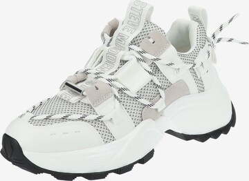 Sneaker bassa 'Tazmania' di STEVE MADDEN in bianco: frontale