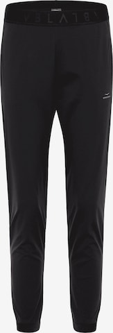 VENICE BEACH Slim fit Workout Pants 'VB_Buckle' in Black: front