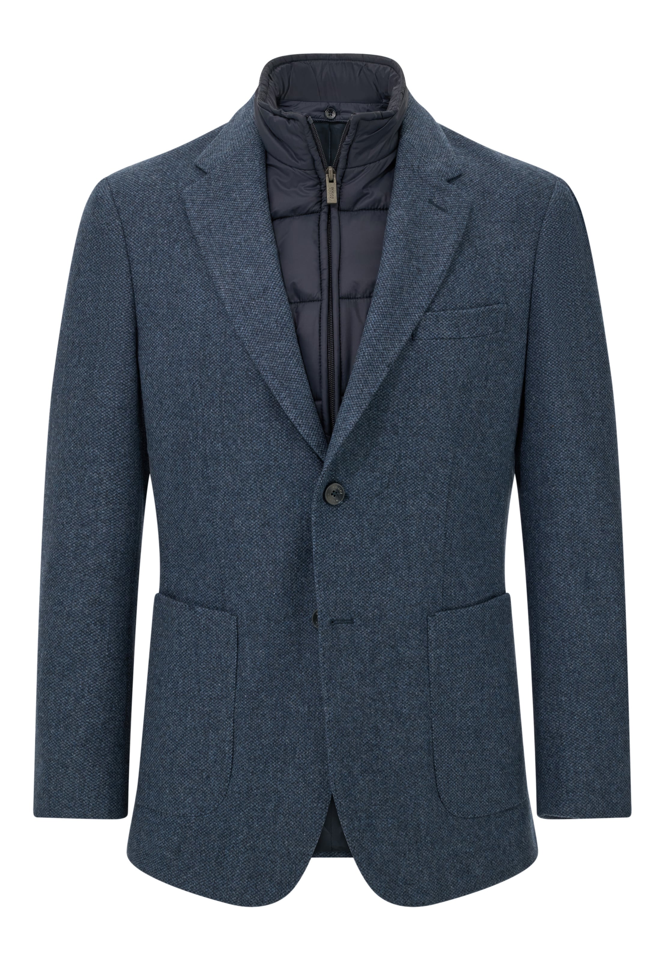 Boggi Milano Slim fit Colbert in Blauw: voorkant