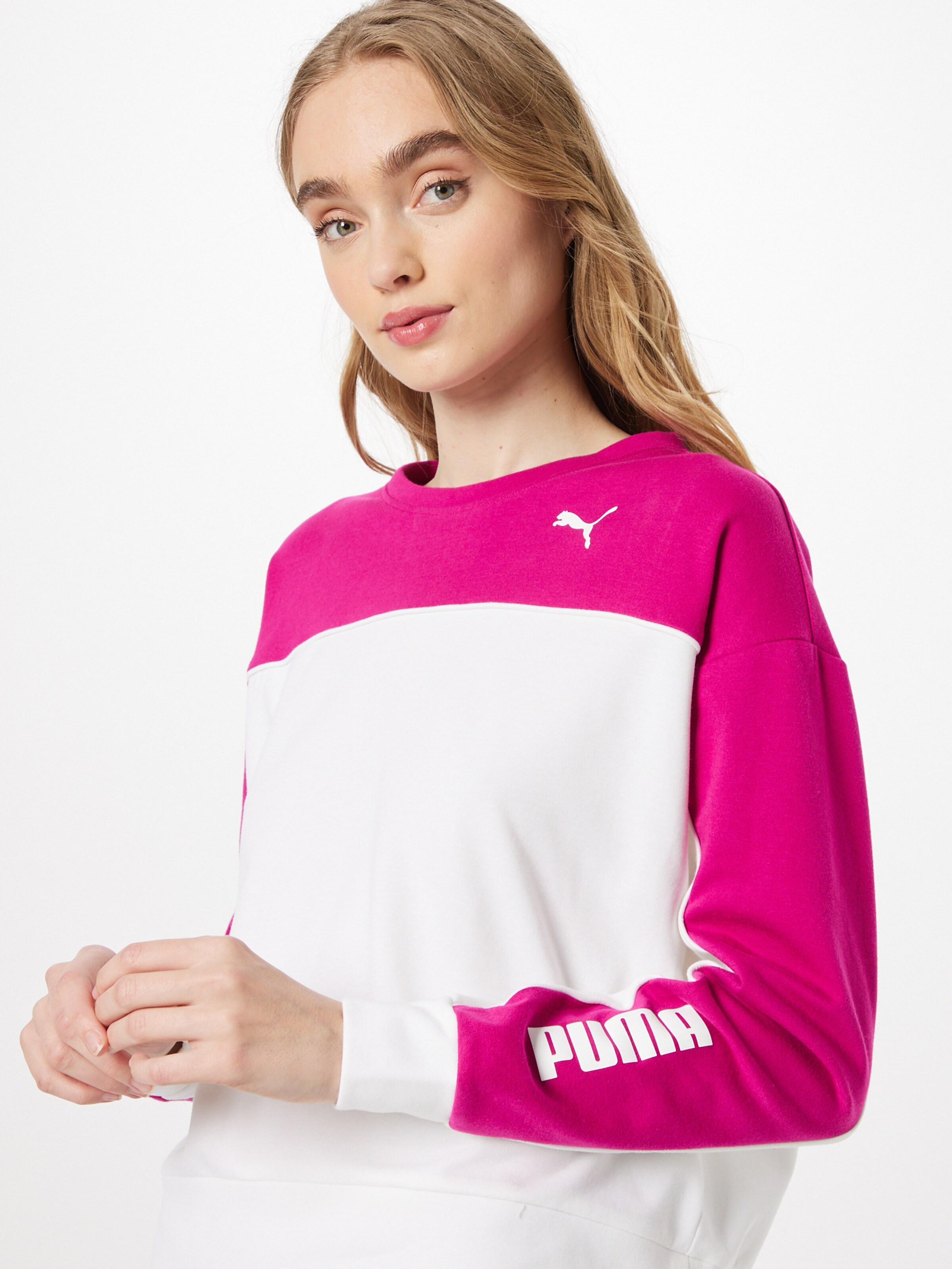 Frauen Sportarten PUMA Sportsweatshirt in Fuchsia - WK01871