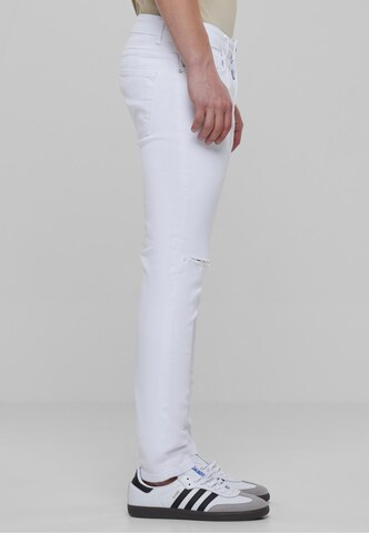2Y Premium Slimfit Jeans in Weiß