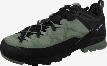 AKU Athletic Lace-Up Shoes in Green: front