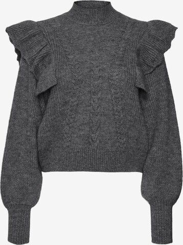 VERO MODA Sweater 'NEWENYA' in Grey: front