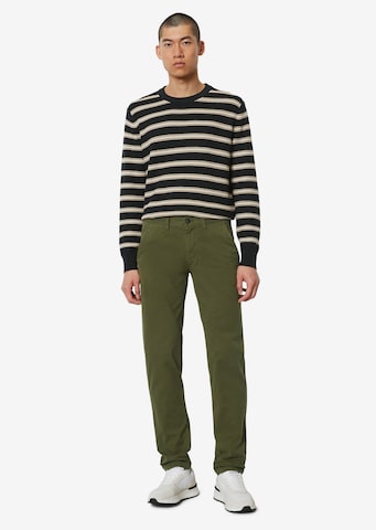 Marc O'Polo Regular Chino trousers 'Stig' in Green
