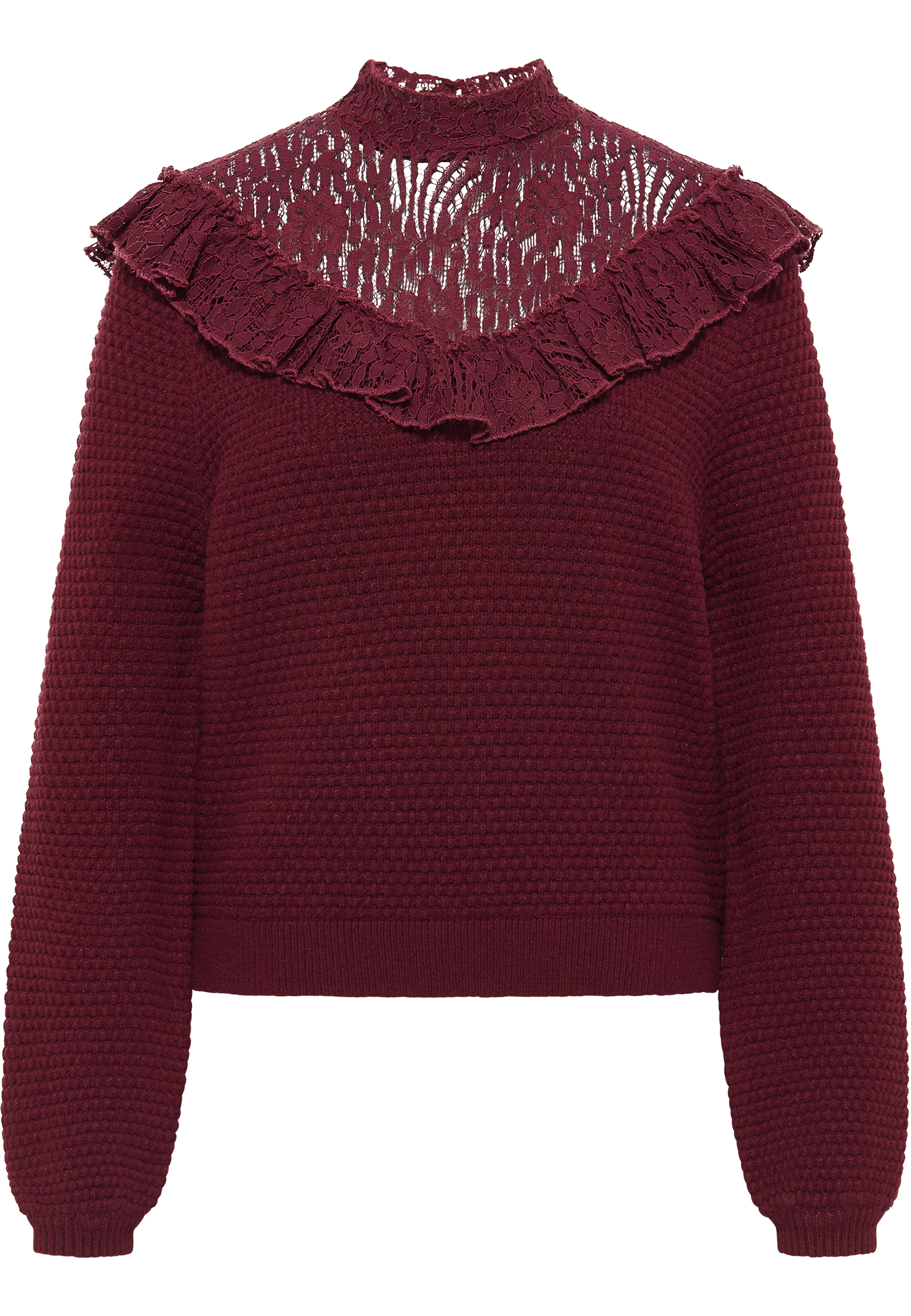 Odzież qcbYH myMo ROCKS Sweter w kolorze Rubinowo-Czerwonym 
