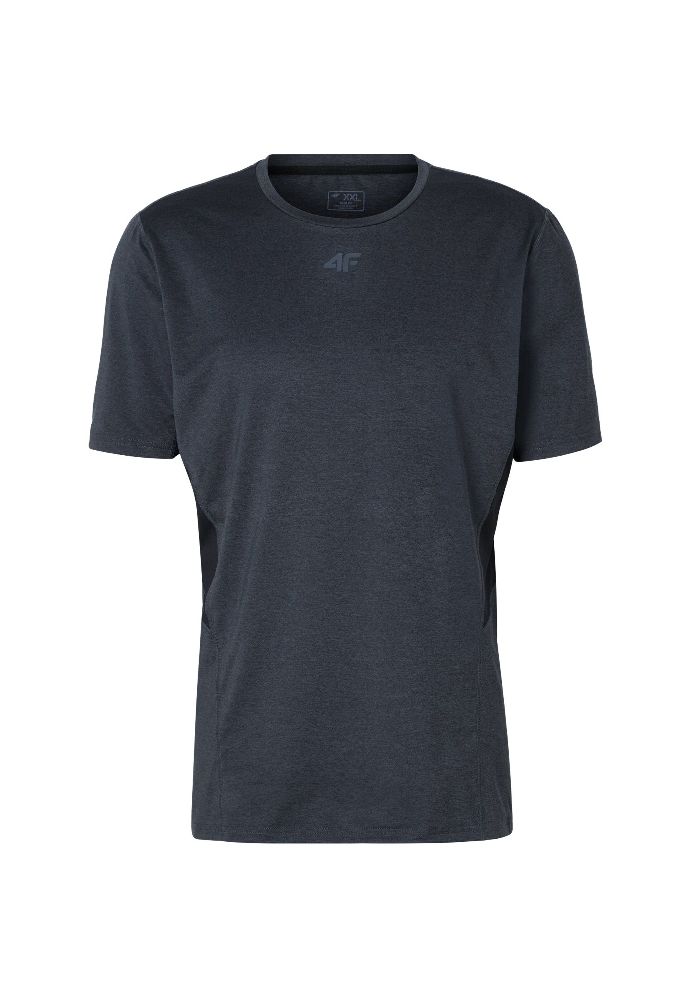T-Shirt fonctionnel 4F en gris : devant