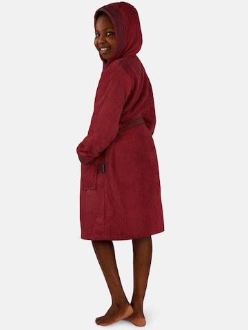 normani Bathrobe ' Elounda ' in Red: front