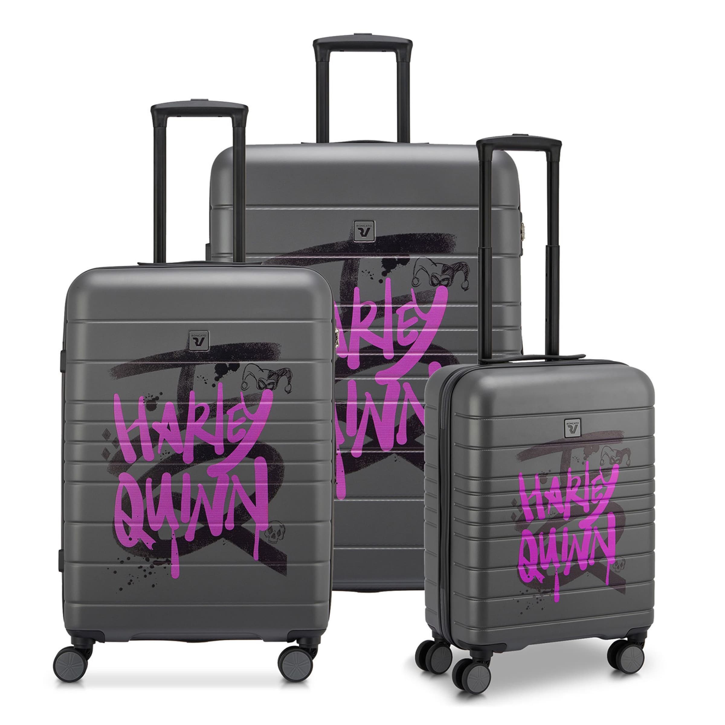 Roncato Suitcase Set 'Interface' in Grey: front