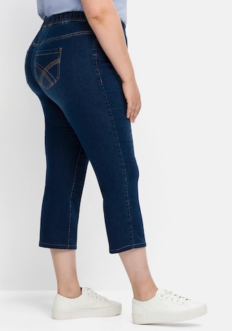 SHEEGO Slimfit Jeans in Blau