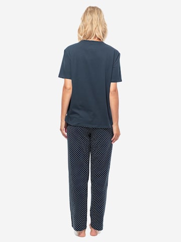 SCHIESSER Pyjama 'Organic Cotton' in Blauw