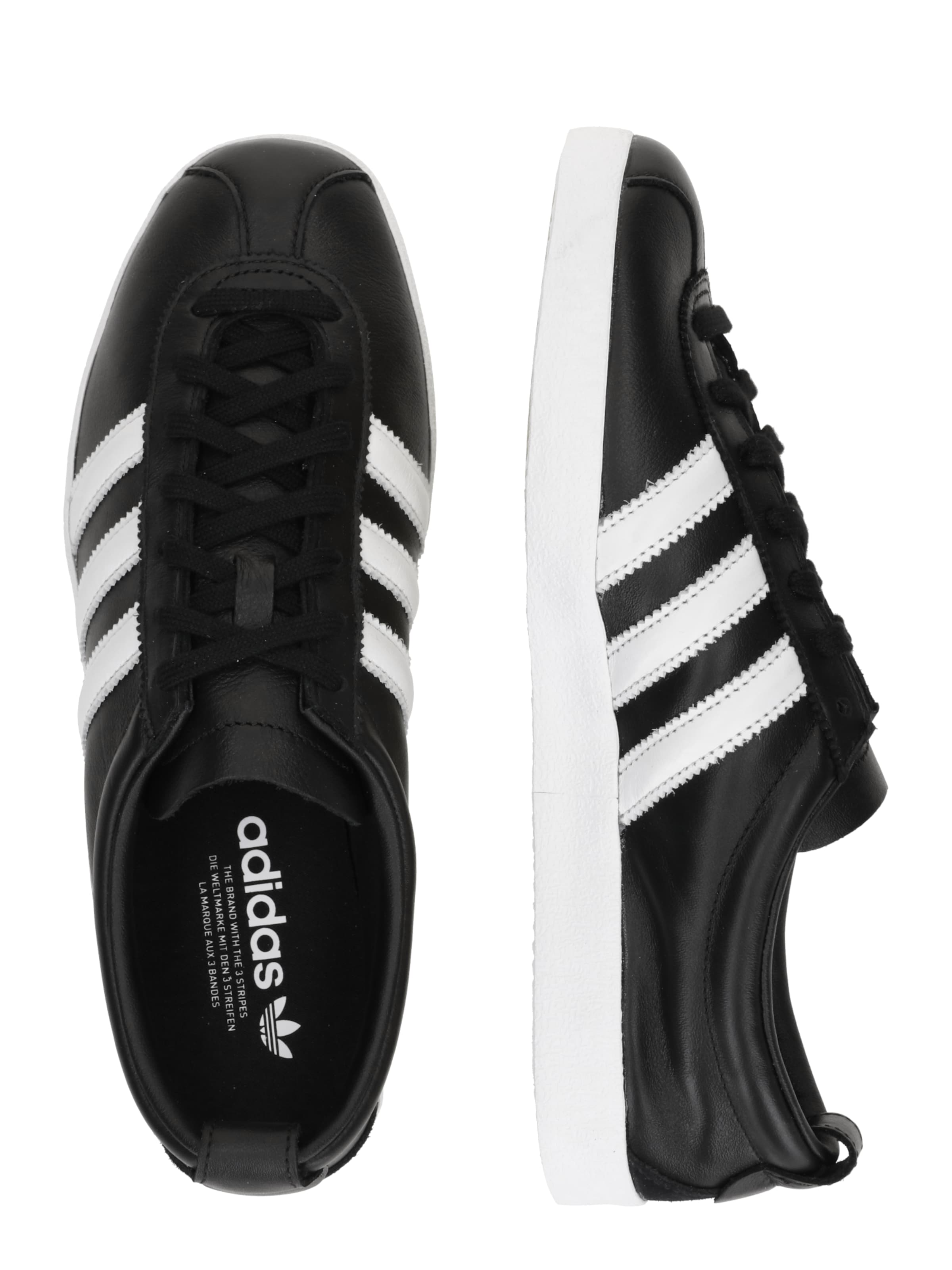 ADIDAS ORIGINALS Låg sneaker 'BLANC' i svart