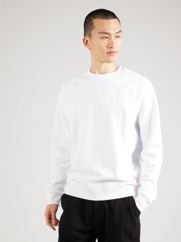 Sweat-shirt GUESS en blanc : devant
