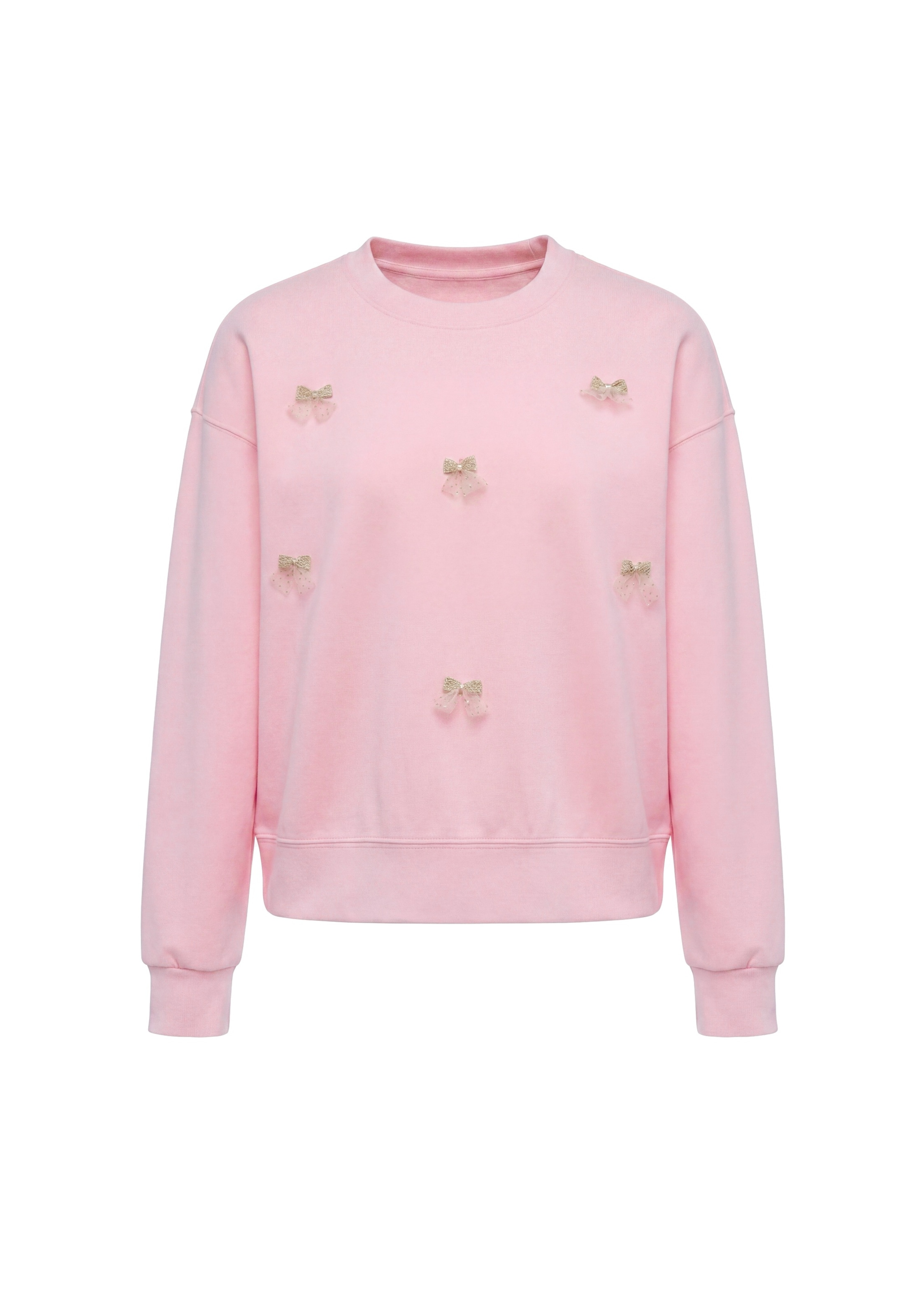 MYMO Sweatshirt 'Pop' in Pink: Vorderseite