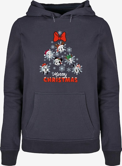 ABSOLUTE CULT Sweatshirt 'Mickey And Friends - Christmas Tree' in marine / rot / schwarz / weiß, Produktansicht
