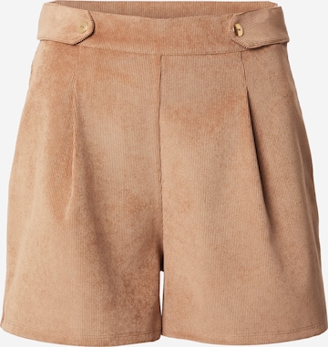 smėlio ABOUT YOU Standartinis Klostuotos kelnės 'Hedda': priekis