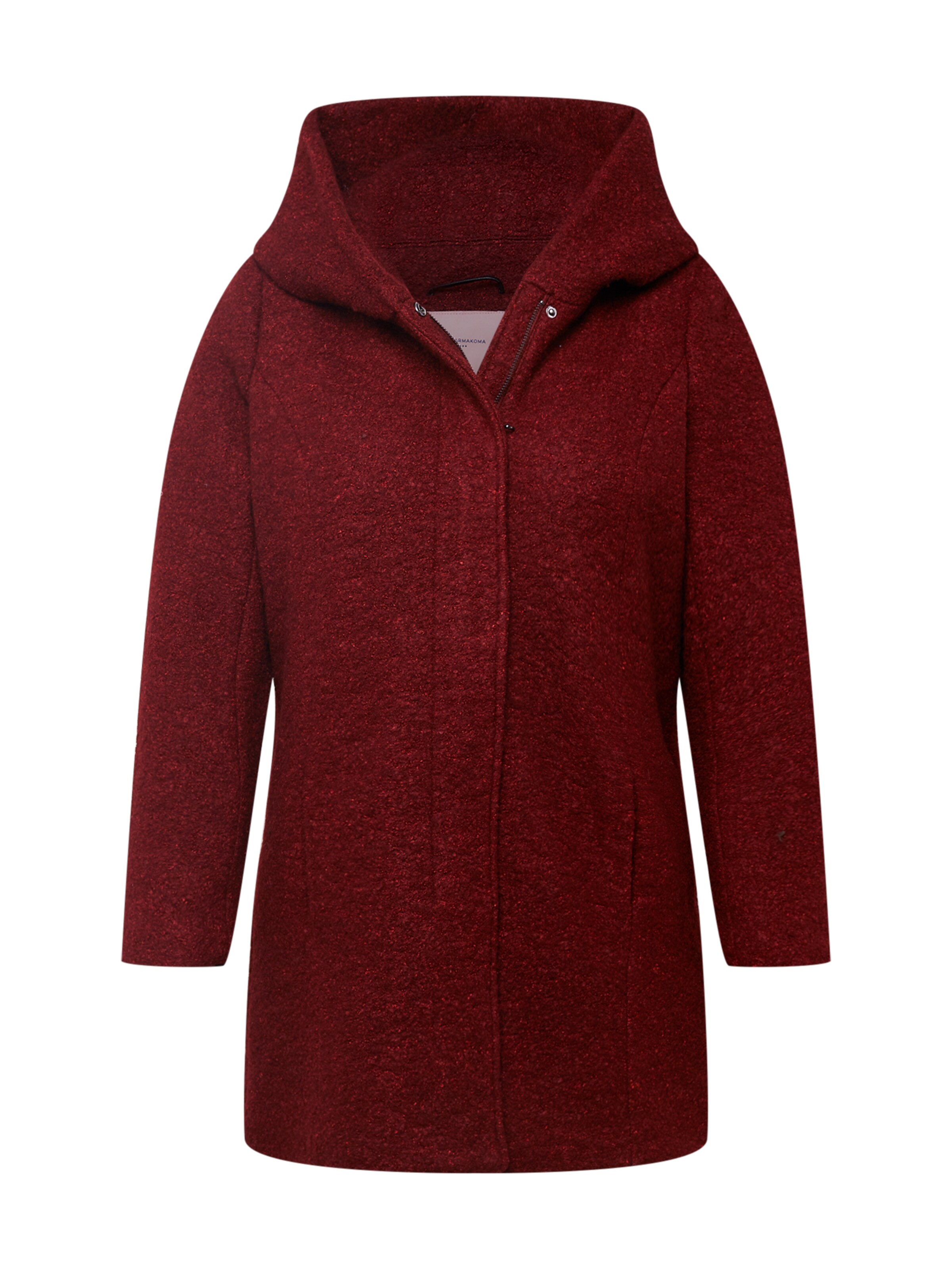 ONLY Carmakoma - Abrigo de entretiempo 'SEDONA' en rojo: frente