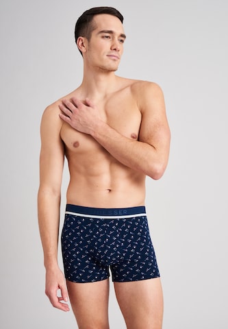 Boxers SCHIESSER en bleu : devant