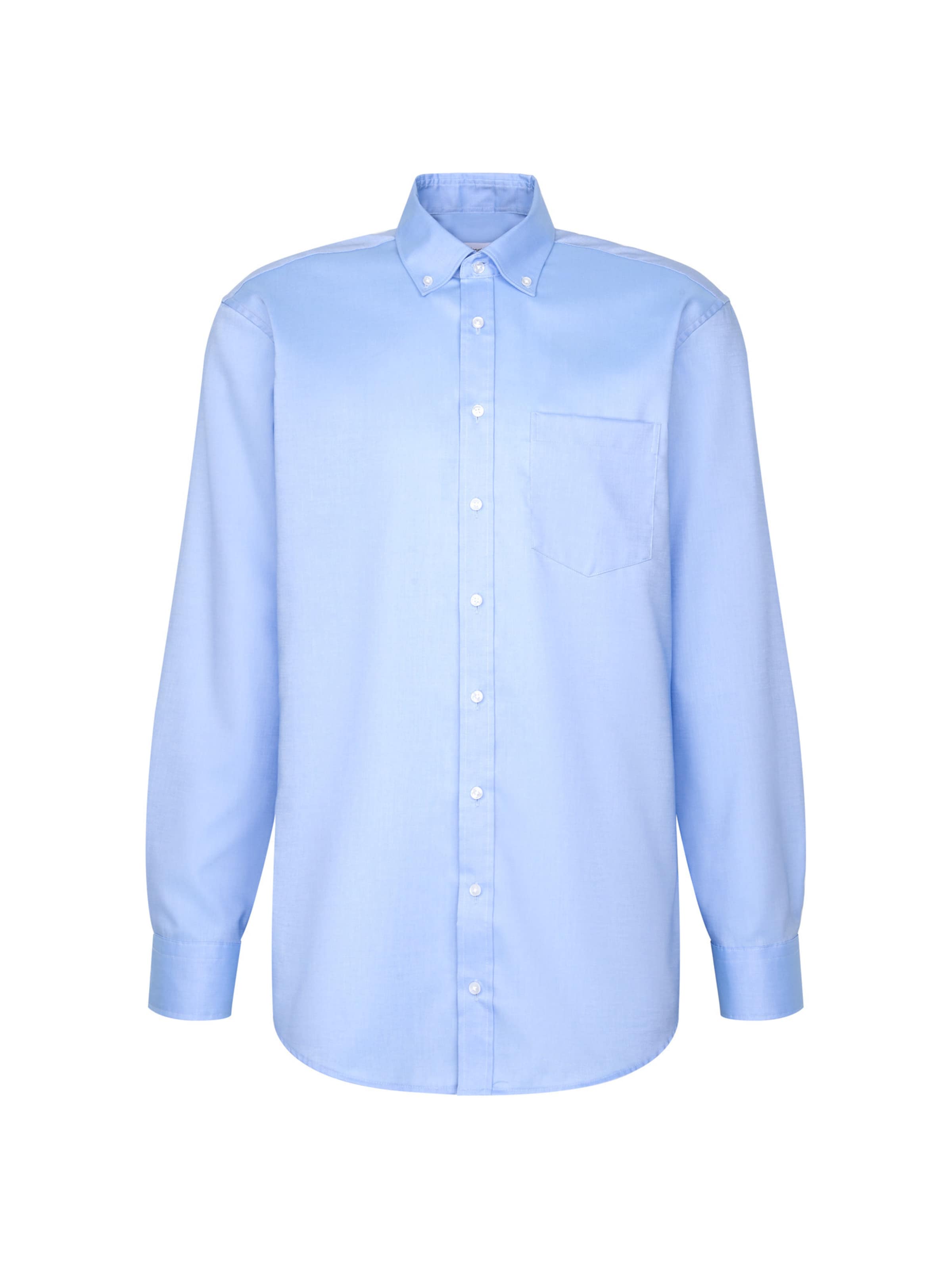 Coupe regular Chemise business SEIDENSTICKER en bleu : devant