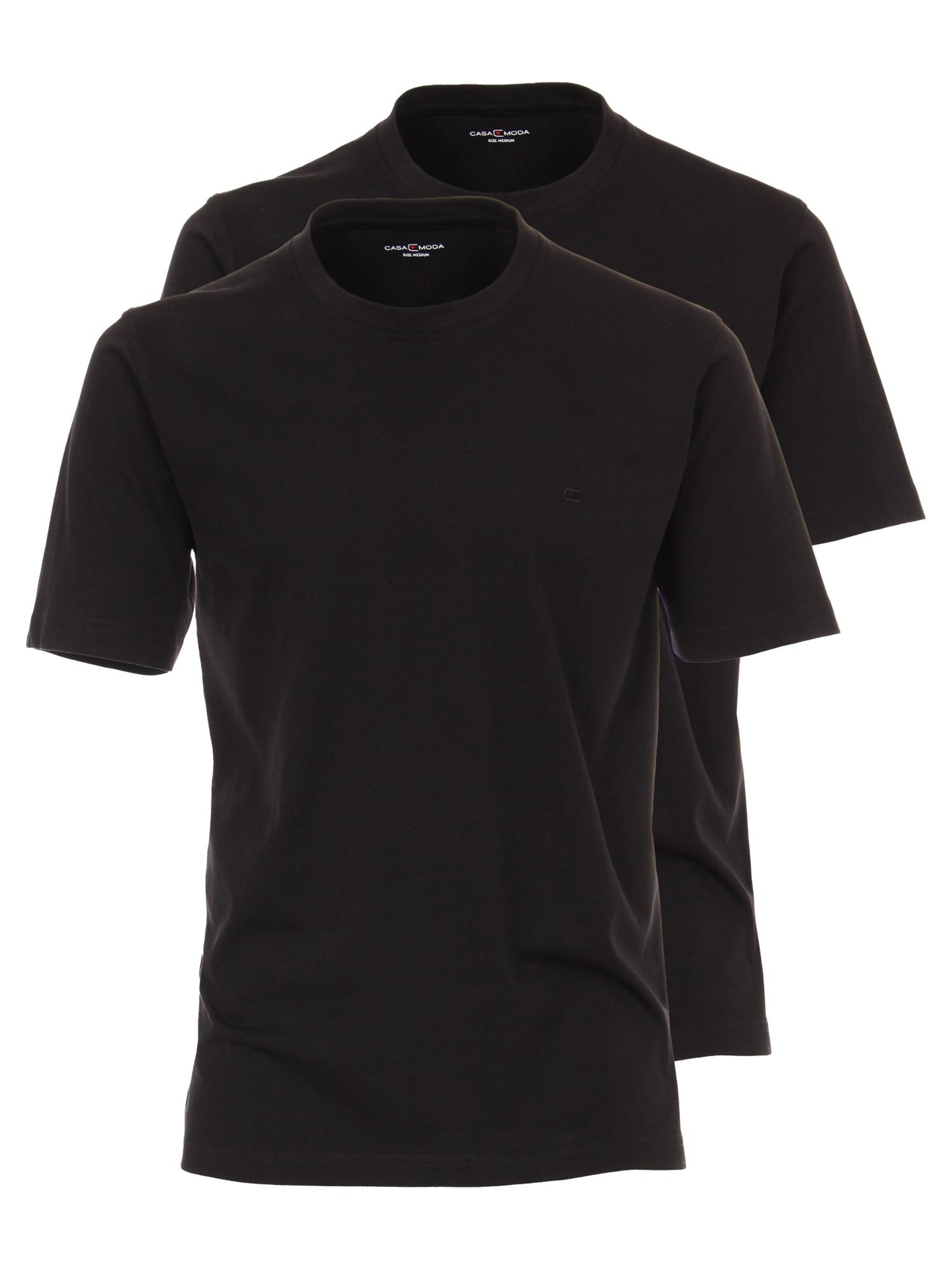 CASAMODA Shirt 'Basic' in Black: front