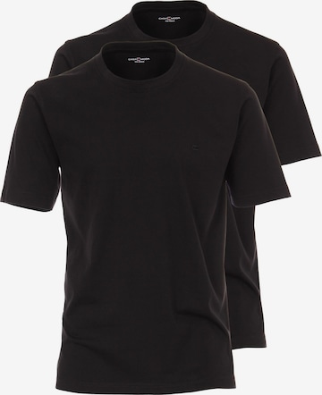 CASAMODA Shirt 'Basic' in Schwarz: Vorderseite