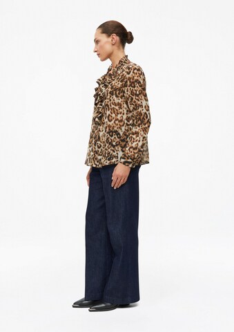 s.Oliver Blouse in Bruin: zijkant