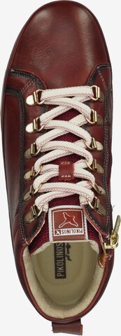 PIKOLINOS Lace-Up Ankle Boots in Red