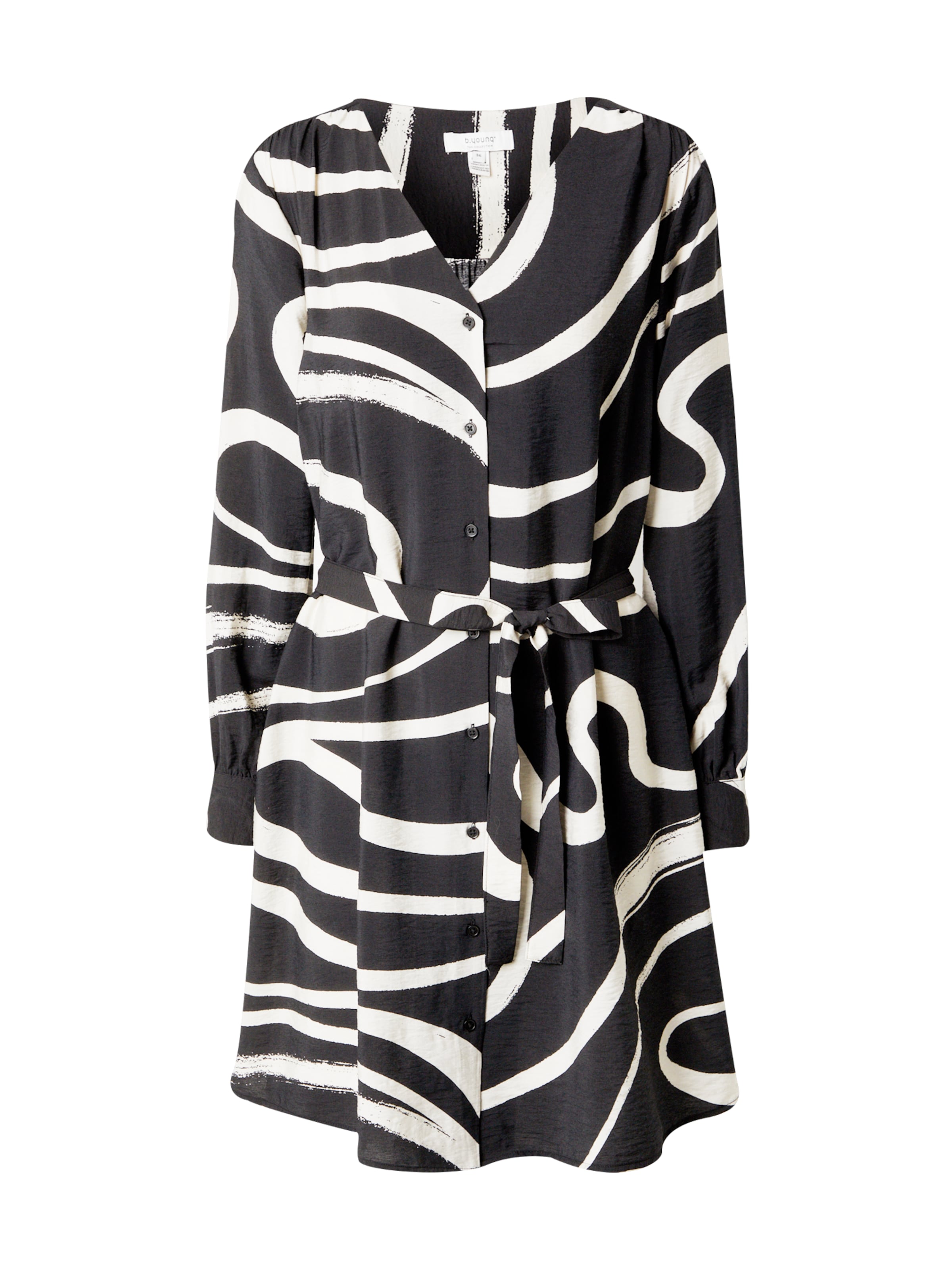 b.young Jurk 'IBINE' in Zwart: voorkant