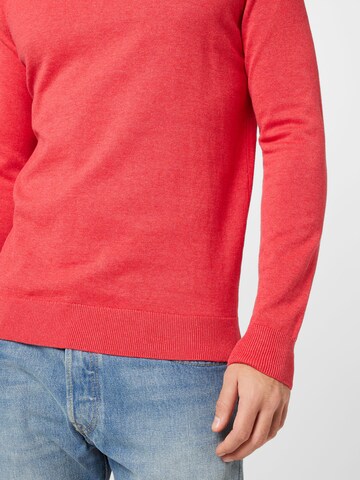 Coupe regular Pull-over TOM TAILOR en rouge