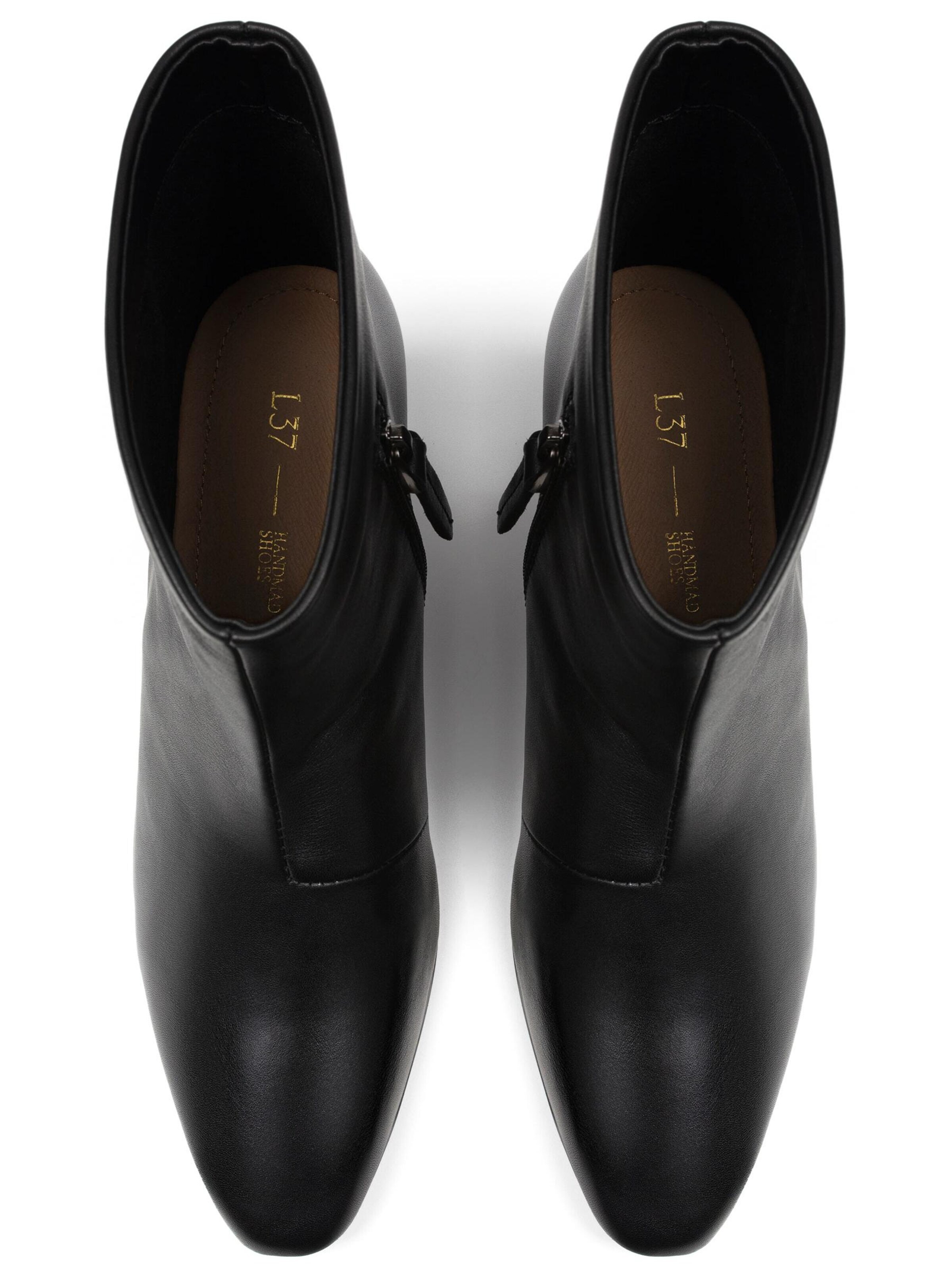 L37 HANDMADE SHOES Ankle boots 'TWILIGHT GLIMMER' in Black